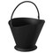 Indoor and Outdoor Black Iron Ash Bucket Use for Fire Pit, Wood Burning Stove, Grill